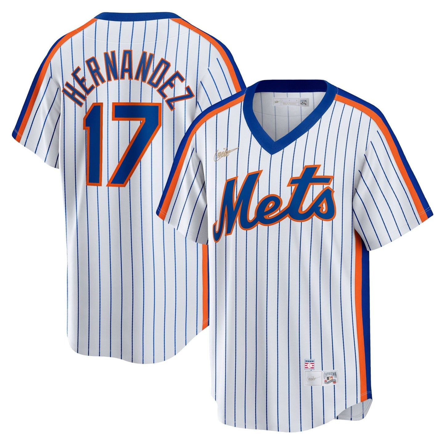 Men's Nike Keith Hernandez White New York Mets Home Cooperstown Collection Player Jersey