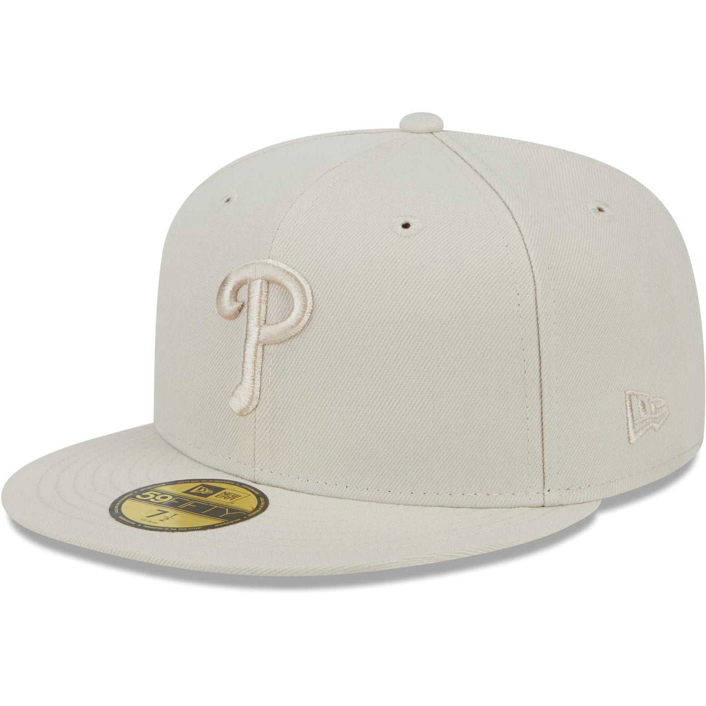 Philadelphia Phillies New Era Tonal 59FIFTY Fitted Hat - Khaki