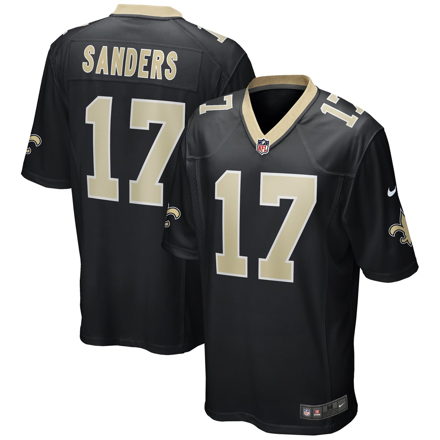 Emmanuel Sanders New Orleans Saints Nike Game Player Jersey - Black
