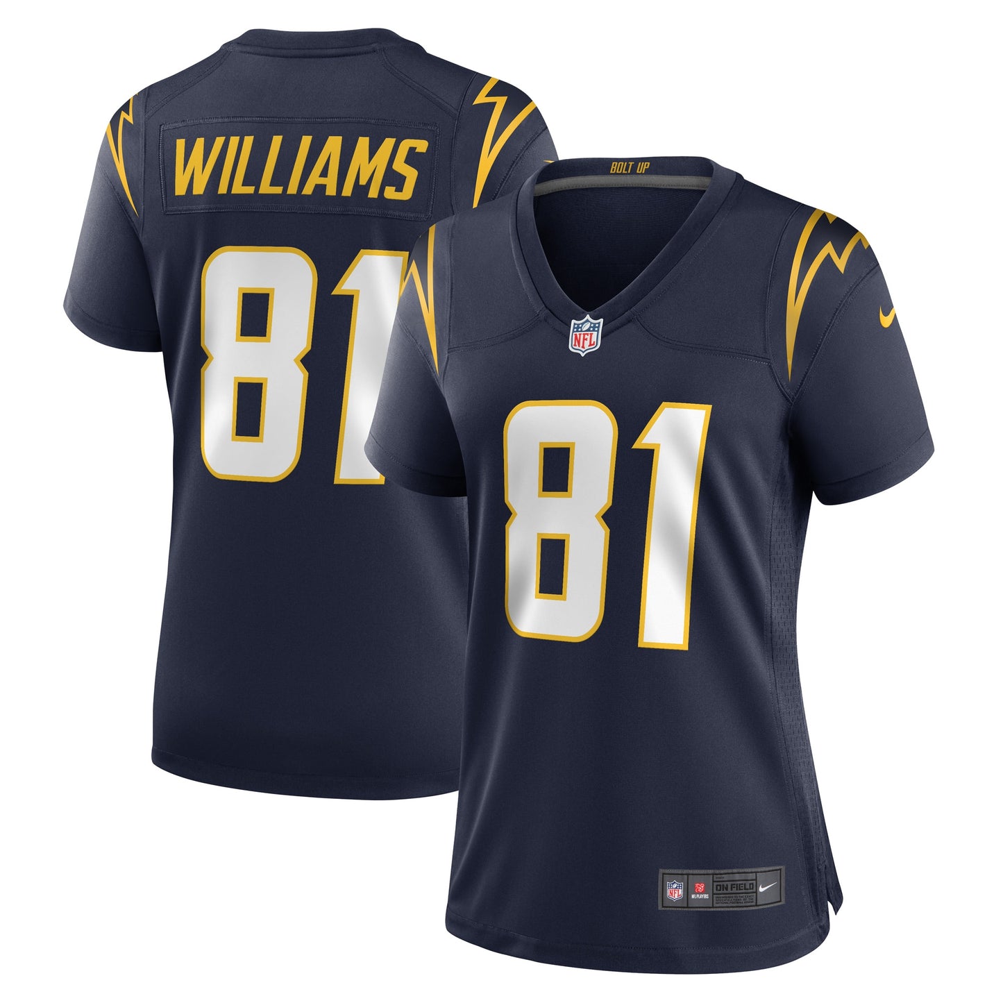 Mike Williams Los Angeles Chargers Nike Women's Alternate Team Game Jersey - Navy