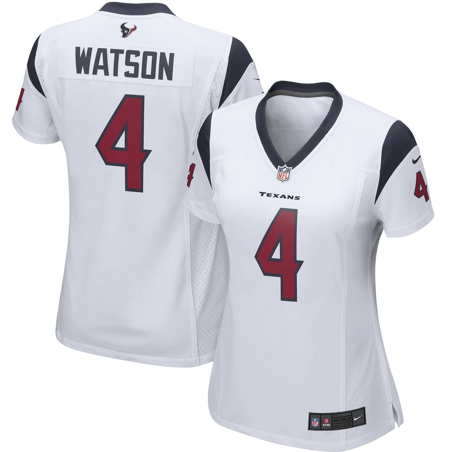 Deshaun Watson Houston Texans Nike Women's Player Game Jersey - White
