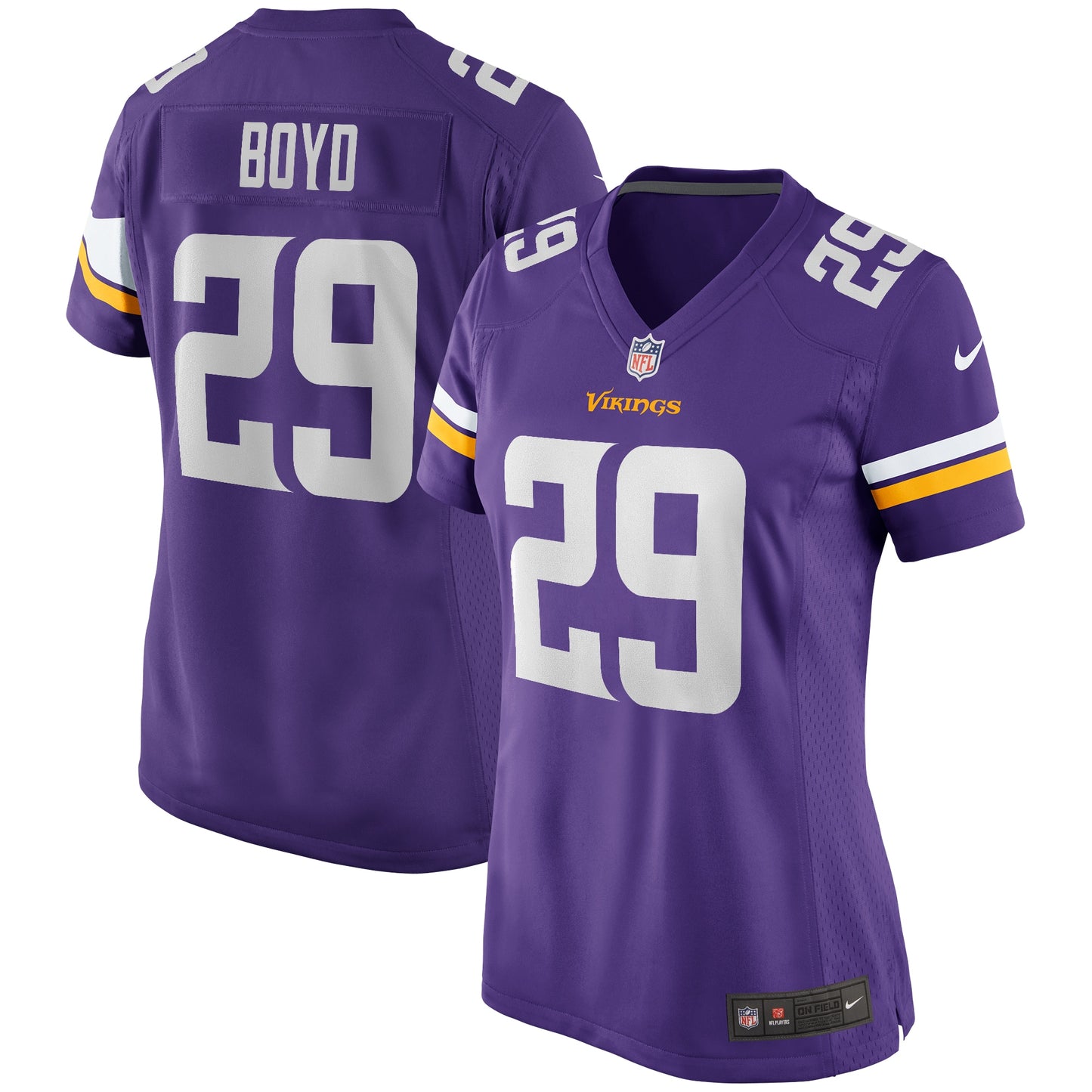 Kris Boyd Minnesota Vikings Nike Women's Game Jersey - Purple