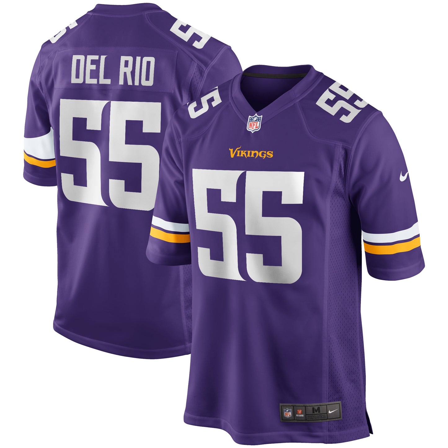Jack Del Rio Minnesota Vikings Nike Game Retired Player Jersey - Purple